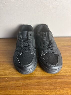 DC Kids Slip On Black Low-Top Sneakers Size 12